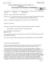 IPhone Search Warrant