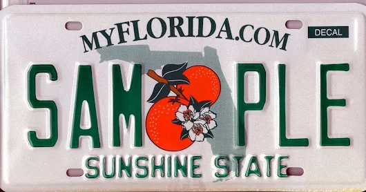 Don’t hide the letters on your Florida license plate with a frame