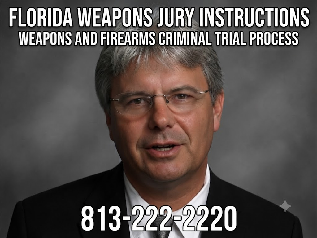 Florida Weapons Jury Instructions Weapons and Firearms Criminal Trial Process